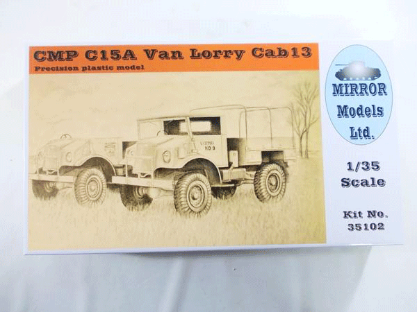 ミラーモデルズ 1/35 CMP C15A トラックCab13