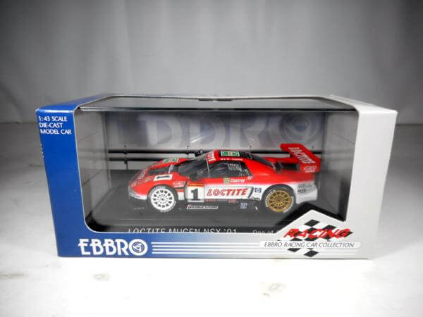 エブロ 1/43 '01 NSX JGTC LOCTITE MUGEN #1 #201