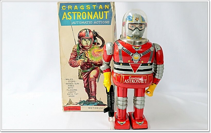 ダイヤ クラグスタン アストロノーツ (CRAGSTAN ASTRONAUT)ブリキ人形が届きました！大量のご依頼お受けします