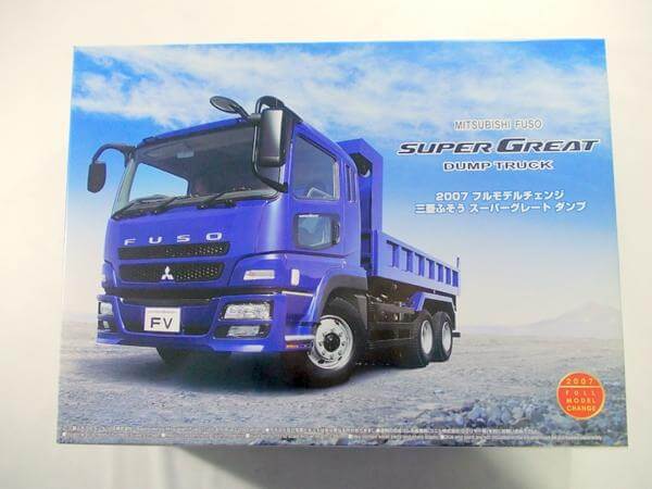 買取　アオシマ 1/32 2007 三菱ふそう スーパーグレート ダンプ 31