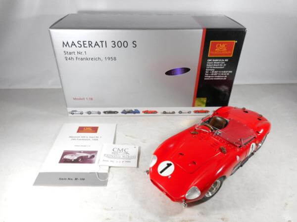 CMC 1/18 マセラティ300S Start Nr.1 24h Frankreich '58 #M-108