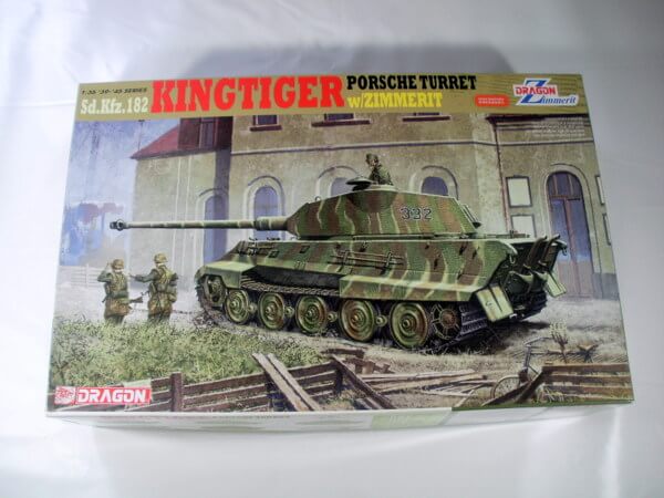 買取　ドラゴン 1/35【キングタイガー ポルシェ砲塔】6302