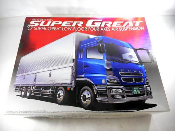 買取　アオシマ 1/32 三菱ふそう '07 SUPER GREAT 低床四軸エアサス #5