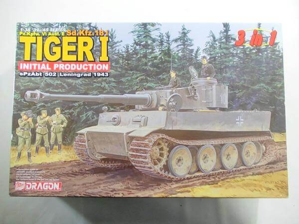 買取　ドラゴン 1/35 タイガーⅠ 戦車極初期型用 6252