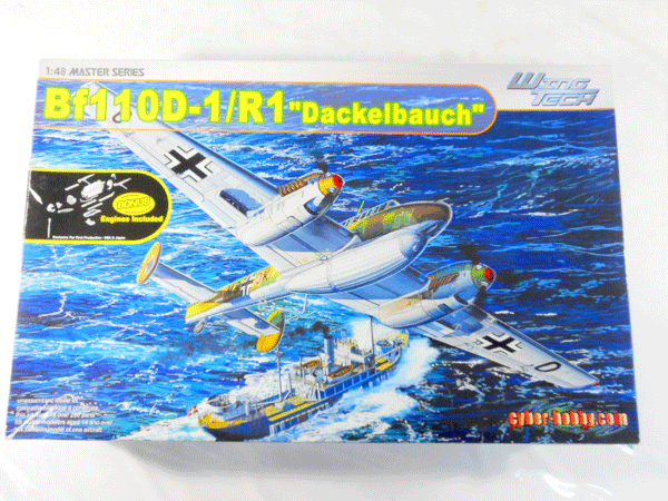 サイバーホビー 1/48 Bf110D-1/R1 Dackelbauch