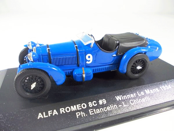 1/43 アルファロメオ 8C #9 Winner Le Mans 1934