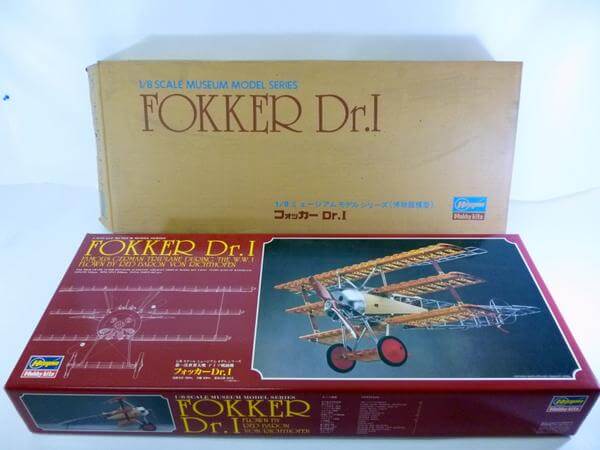 買取 ハセガワ 1/8 博物館模型　フォッカー Dr.Ⅰ　#CP-03