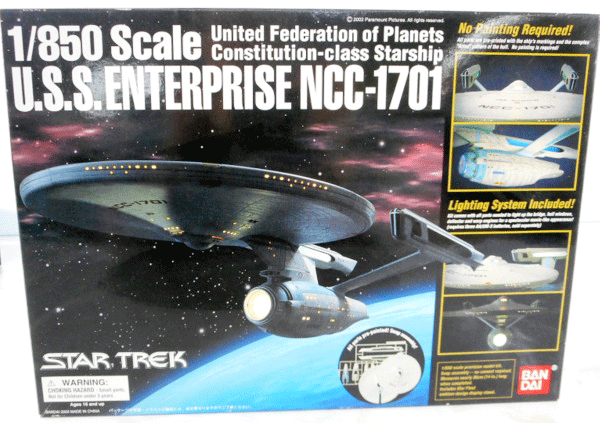 バンダイ 1/850 スタートレック U.S.S.エンタープライズ NCC-1701