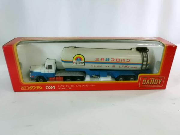 トミカダンディ 1/60ニッサンディーゼルLPGタンクトレーラー