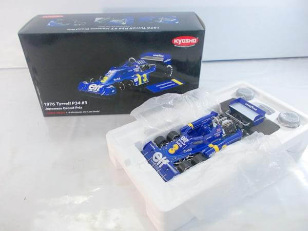 買取　京商　ミニカー 1/18 1976 ティレル P34 #3 日本GP 111810