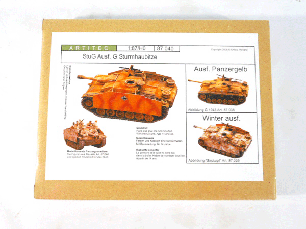 ARTITEC 1/87 HO StuG Ausf G Sturmhaubize