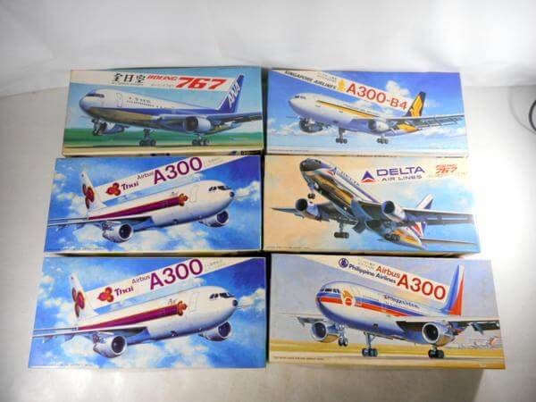 買取 ハセガワ 1/200 ANA B767/デルタ B767/Thai A300