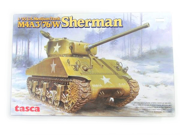 タスカ 1/35 アメリカ中戦車 M4A3(76)Wシャーマン
