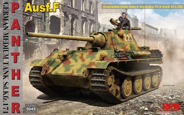 ライフィールドモデル 1/35 パンターF型 w/連結組立可動式履帯 RFM5045 をお買取しました!