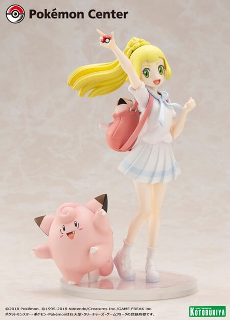 ポケモンセンターオリジナルフィギュア がんばリーリエ&ピッピ 積極買取中