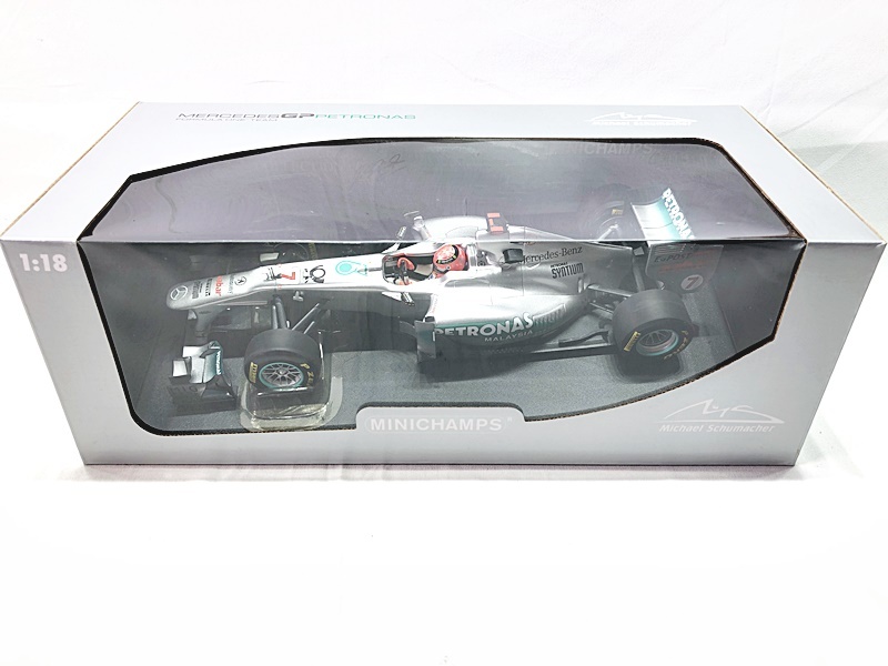 【買取】PMA 1/18 メルセデス GP ペトロナス F1 チーム MGP W02 M.シューマッハ(未開封)