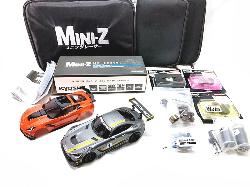 【買取】京商 ミニッツ MR-03 EVO シャーシ オプション・AMG GT3ボディ等
