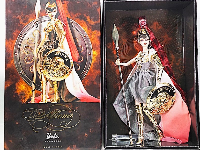 【買取】バービー ゴールドラベル Barbie DOLL AS Athena アテナ R4492(未開封)