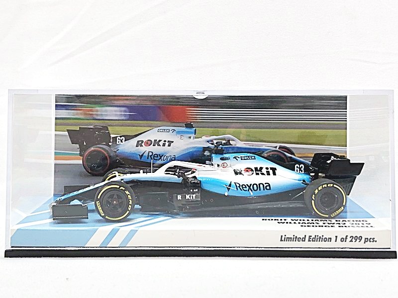 【買取】PMA ミニチャンプス 1/43 ロキット・ウィリアムズ・レーシング ウィリアムズ FW42 2019 G. ラッセル(未開封)