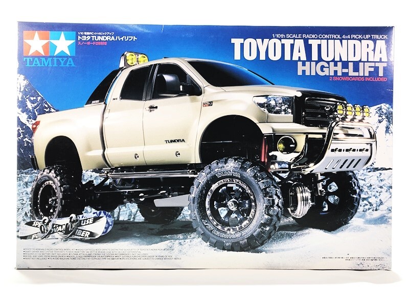 【買取】タミヤ(TAMIYA) 1/10 電動RCカーシリーズ No.415 RCC トヨタ TUNDRA ハイリフト オフロード 58415（未組立）