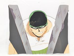 ONE PIECE ロロノア・ゾロ 複製セル画 買取実績