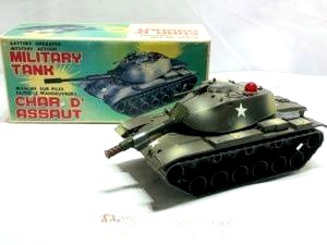 アオシン ブリキ アオシン ミリタリータンク CHAR D’ASSAUT ブリキ玩具 買取実績