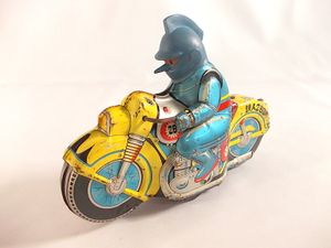 浅草玩具 鉄人28号 フリクションバイク ブリキ 買取実績