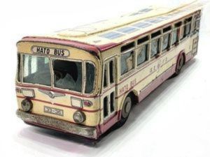 浅草玩具 はとバス ブリキ 約37cm 買取実績