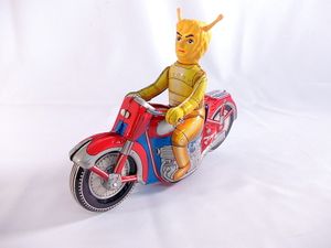 浅草玩具 マグマ大使 オートバイ ブリキ 買取実績