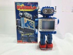ホリカワ ニューテレビロボット 青 約29cm ブリキ 買取実績