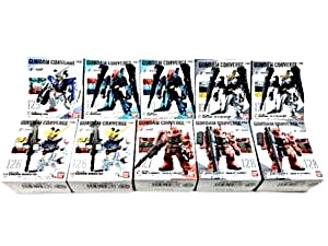 ガンダムコンバージ 買取 ガンダムコンバージ シャア専用ザク／ギャプラン／ガンダムエクシア等 10個組