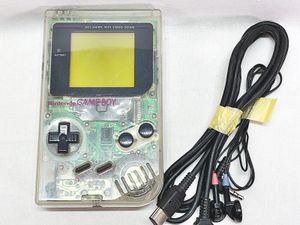 ゲームボーイ 買取 任天堂 初代 ゲームボーイ クリア DMG-01 通電のみ確認済／箱・取説無 ビンテージ