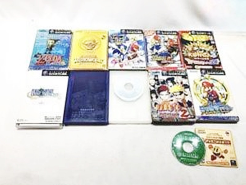 ゲームキューブ 買取 ゲームキューブ用ソフト ゼルダの伝説 風のタクト／NARUTO 激闘忍者大戦2ほか