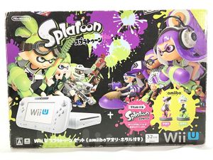 任天堂 Wii U スプラトゥーンセット amiibo アオリ・ホタル付き 買取実績