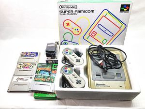 スーパーファミコン 買取 ジャンク■スーパーファミコン本体 + ドンキーコング/クロノトリガー/ボンバーマン/超魔