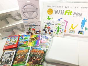 Wii 買取 Wii ゲームソフト多数・Wii Fit plus＋バランスWiiボード セット