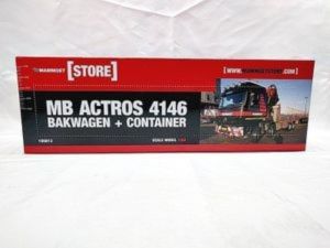 WSI 1/50 MB Actros 4146 Bakwagen ＋ Container