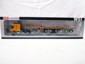 WSI 1/50 Mercedes Actros with ballast trailer Liebherr yellow