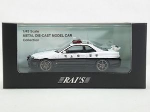 RAI'S 1/43 日産スカイラインGT-R (BNR34) 2001 埼玉県警察高速道路交通警察隊車両買取