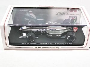 スパーク 1/43 ブラウン ティレルホンダ020 オーストラリアGP1991 FS02買取