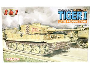 ドラゴン 1/35 タイガーI 後期型（3in1）