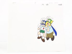 パーマンシリーズ パーマン セル画 パーマン1号・パーマン4号 藤子不二雄作品 買取実績