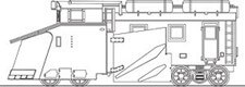 Nゲージ 国鉄 キ100形 ラッセル車 溶接車体タイプ 組立キット