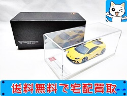 アイドロン 1/43 ランボルギーニ ウラカン EVO 2019 AESIR wheel パールイエロー EM518D