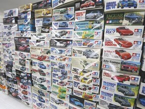 お買取事例 車プラモデル 約140個