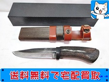 ナイフ 買取 佐治武士 和式ナイフ 黒備3 黒色ダマスカス