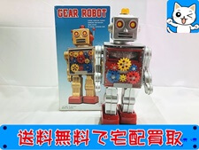 メタルハウス GEAR ROBOT ブリキロボット 銀