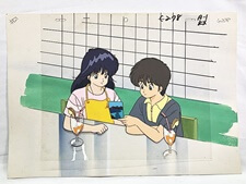 アニメグッズ 買取価格 きまぐれオレンジ☆ロード セル画 鮎川まどか 春日恭介 セル画