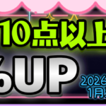 全品20％UPキャンペーンバナー