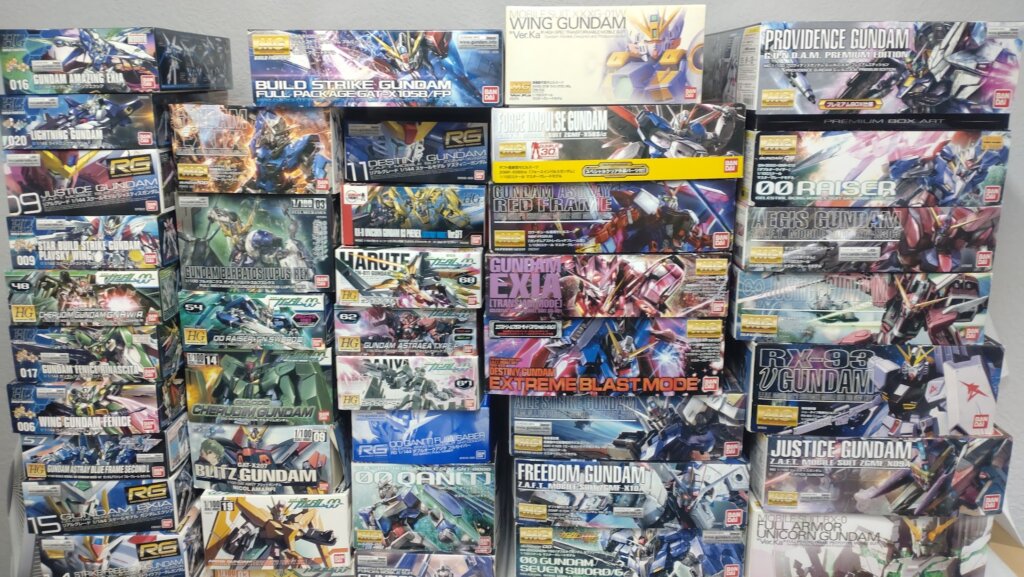 ガンプラの山
